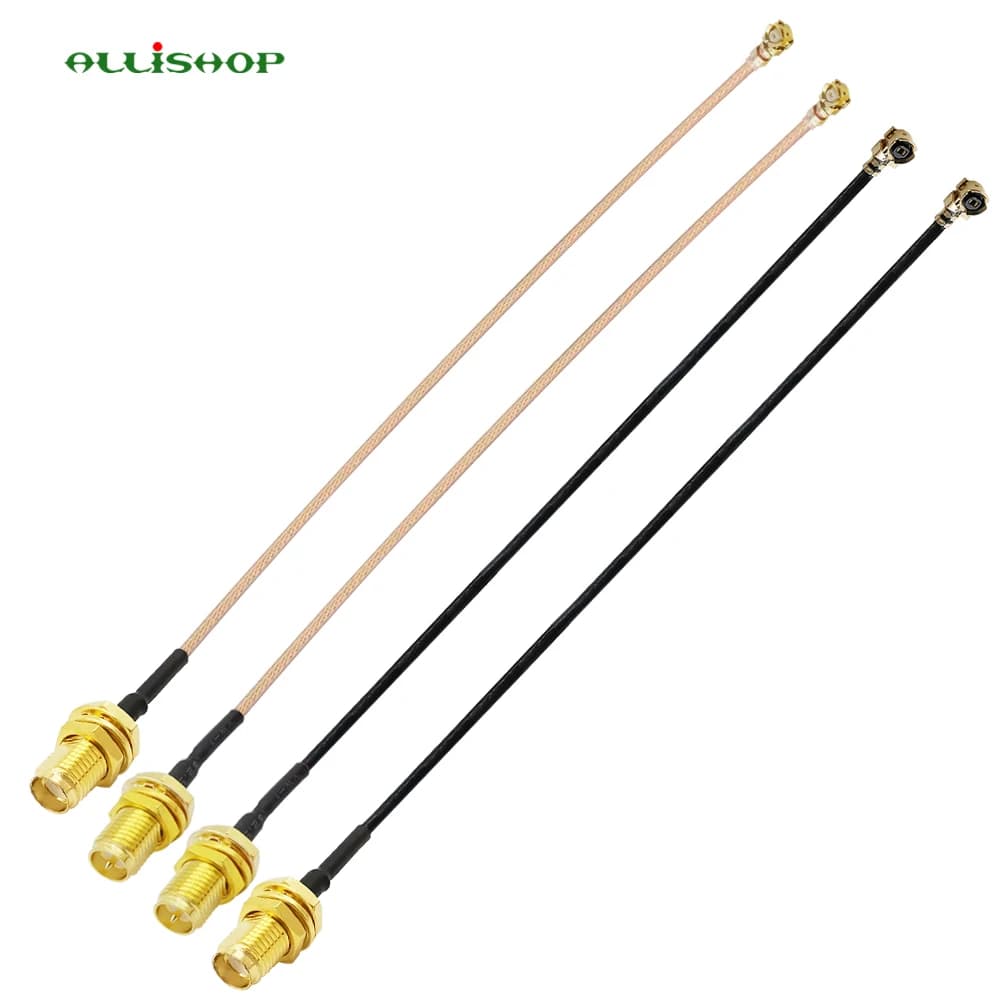 ALLiSHOP SMA Pigtail Jumper RP SMA Buchse auf U.FL IPX RG178 1,13 Kabelbuchsen Klinkenstecker Adapter für WLAN-Router GPS AP
