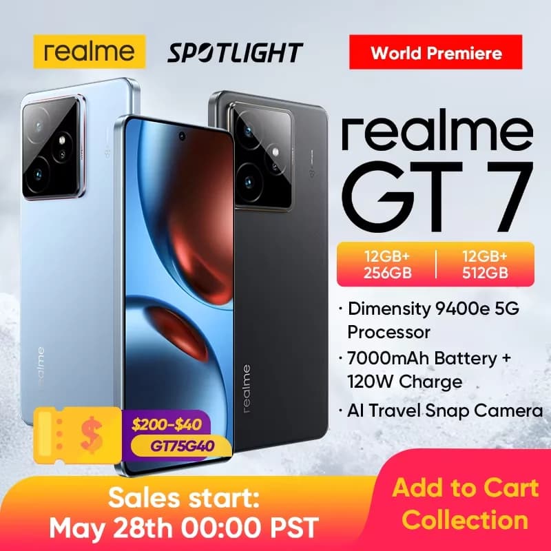 Russische Version realme GT 7 5G Smartphone