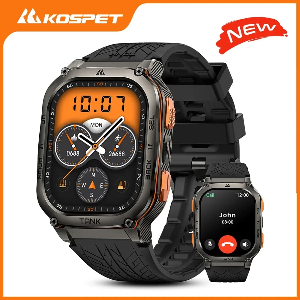 KOSPET TANK M3 Ultra: GPS-Smartwatch für Herren