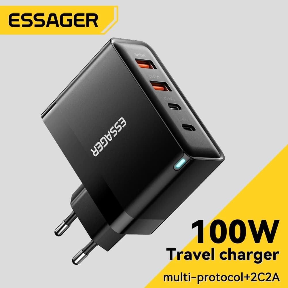 شاحن USB-C 100W PD 3.0 للمكابوك وسامارتفون