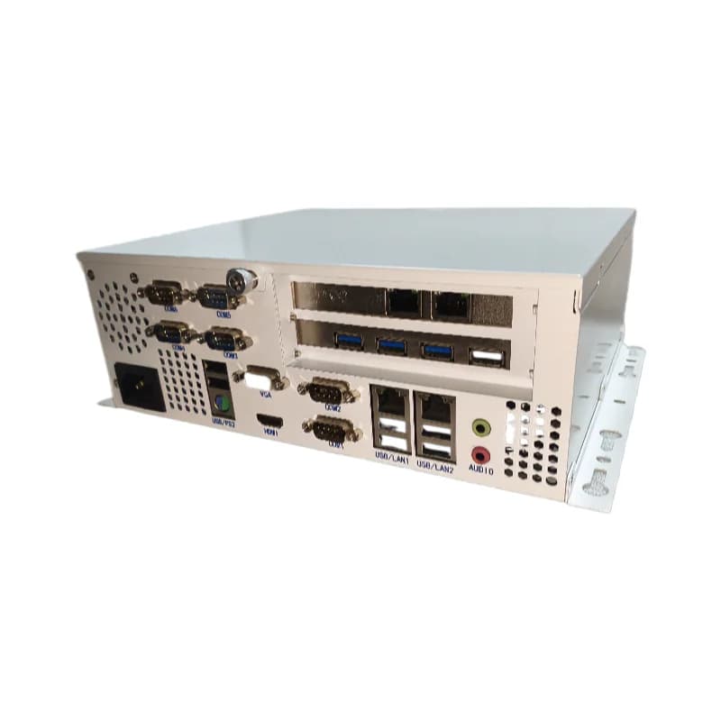 Neuer IPC Industrial Mini-PC Mikrocomputer mit 6./7./8./9. Gen i7/i5/i3 CPU H110 2-LAN 6-COM VGA 1-HDM DDR4I PCIex16 i7-8700.