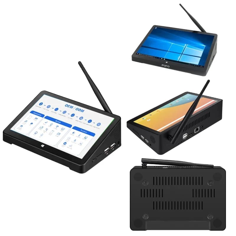 Schnelle Lieferung All-in-One Touchscreen 7 8 9 10 Zoll Kleiner Desktop-Computer PC OEM Mini Android Windows All-in-One Computer