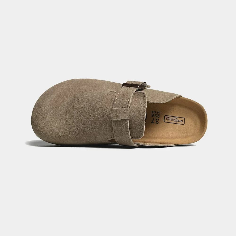 New Boston Clogs Slippers for Women and Men, Cork Sandals, Suede Mules, Slides with Arch Support, Zuecos Shoes