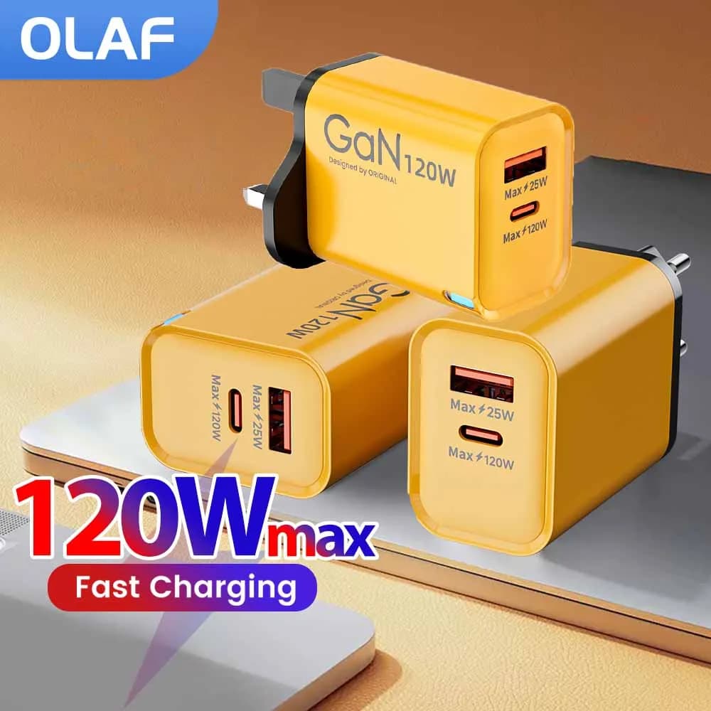 شاحن USB-C PD GaN سريع لسامسونج & اكسياومي