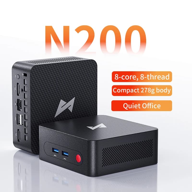 Compact Mini-PC with 4K Dual Display