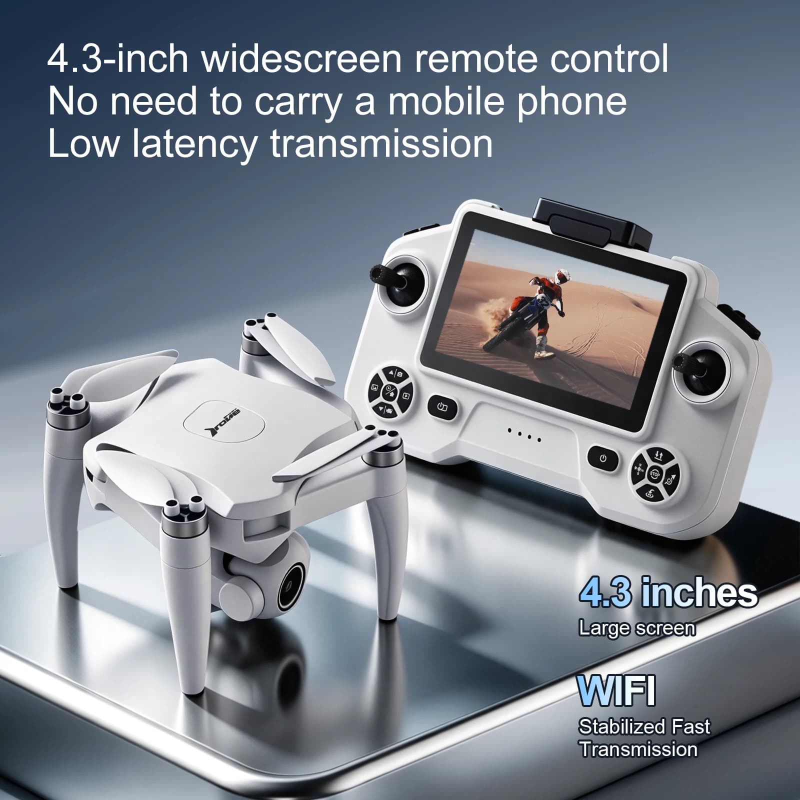 2026 YL01 Drone avec caméra 8K HD, télécommande écran, hélicoptère RC sans balais, quadcopter pliable, jouet RC, meilleur cadeau pour les garçons et les enfants