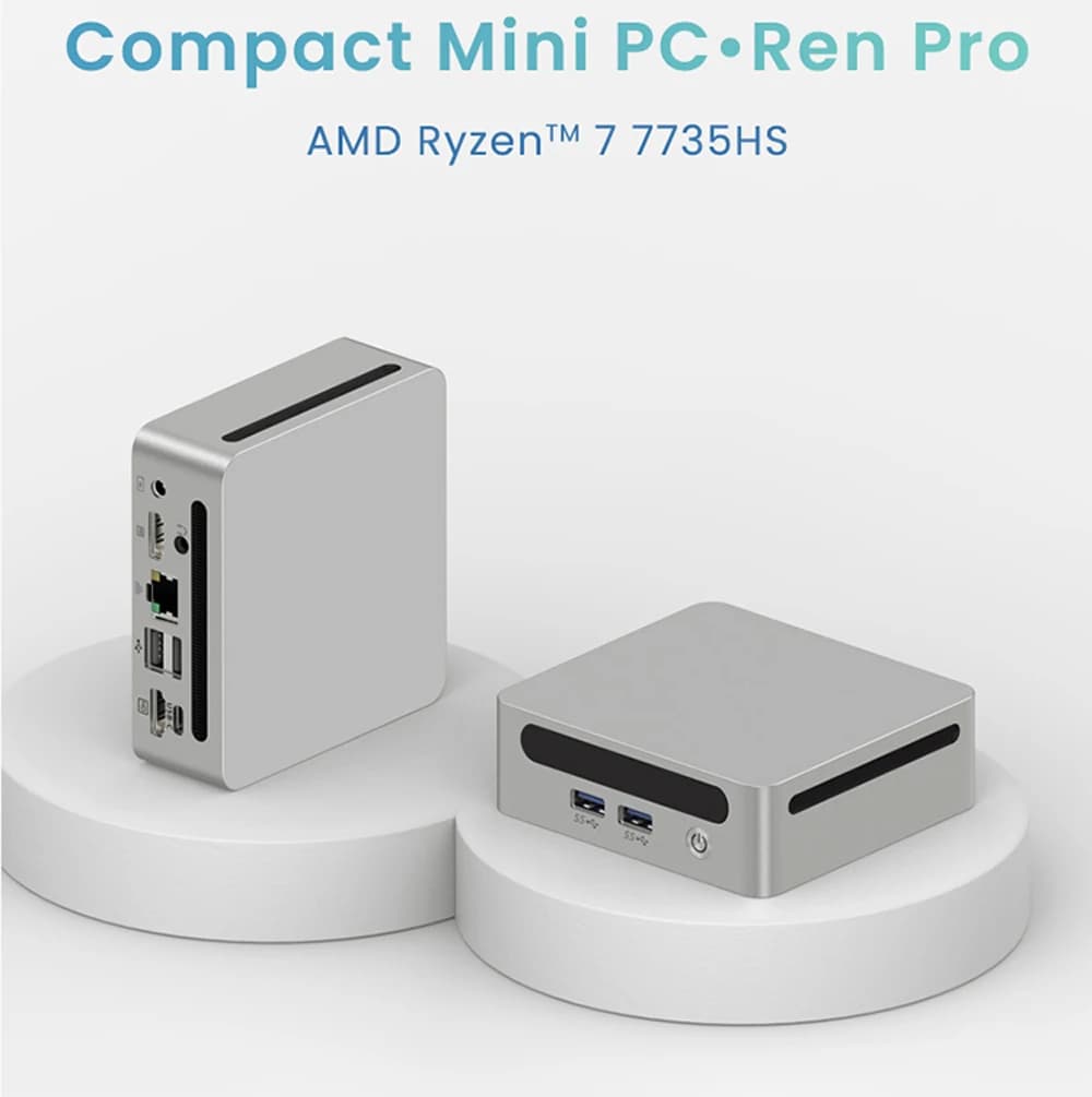 AMD Mini-PC mit USB4, WiFi6 und 24GB LPDDR5