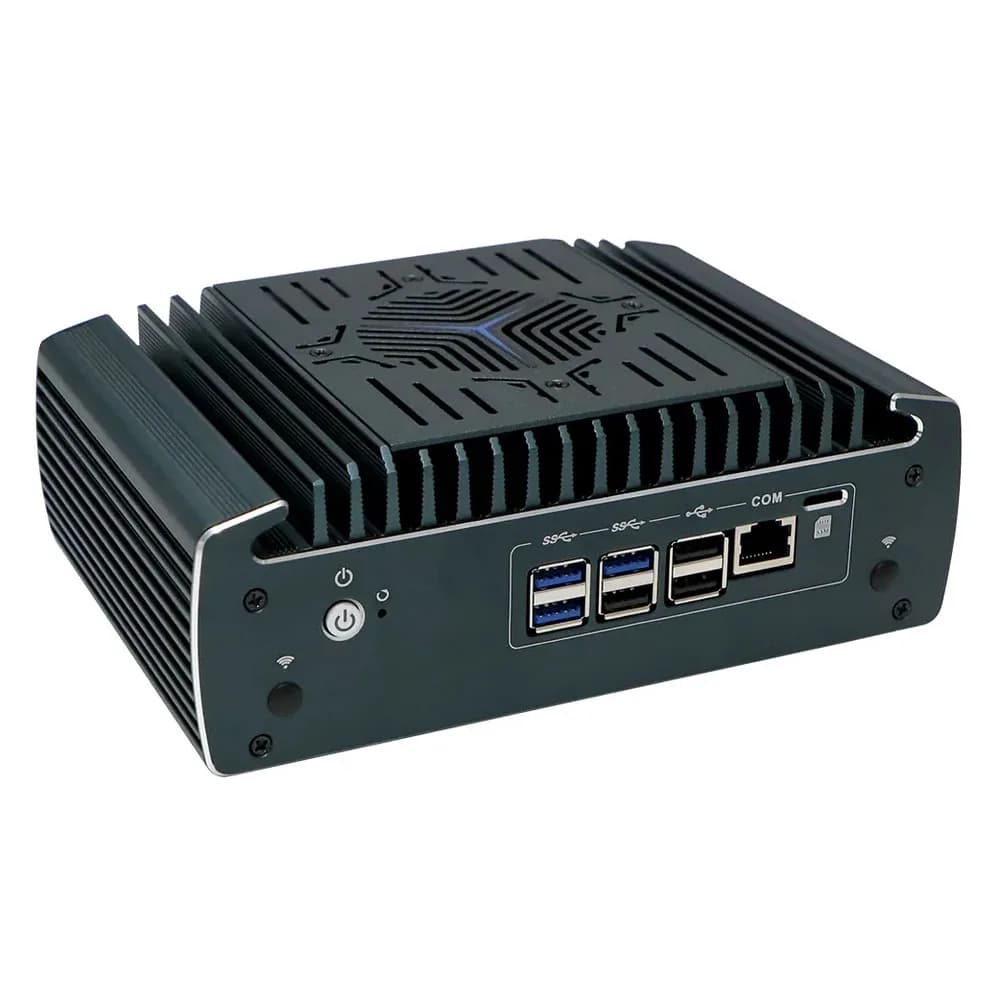 Mikro-Firewall-Gerät Intel Core i5 1235U / i7 1255U Soft-Router 6x 2,5GbE I226-V LAN Mini-PC DDR4 RAM HDMI2.1 DP1.4A OPNsense