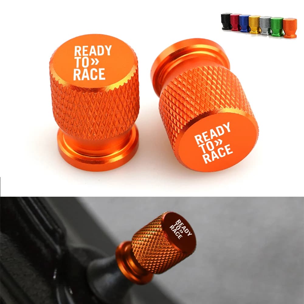 1 Pair per KTM Ready to Race Duke 390 690 790 890 1190 Rc 1290 Adv Adventure Pneumatici Coprivalvole Copertura CNC Accessori moto