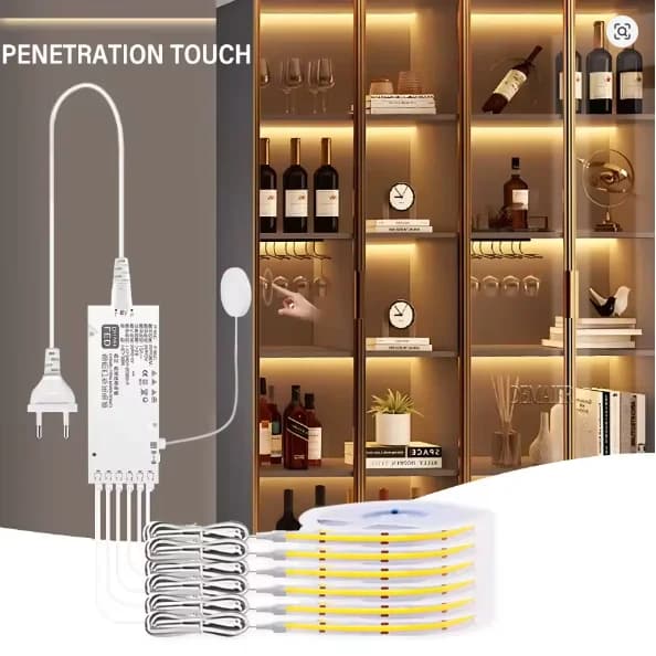 LED-Streifen Sensor-Schrankbeleuchtung Dimmbar & Energieeffizient