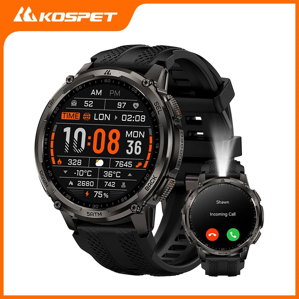 KOSPET TANK T4C: Montre outdoor avec talkie-walkie et GPS