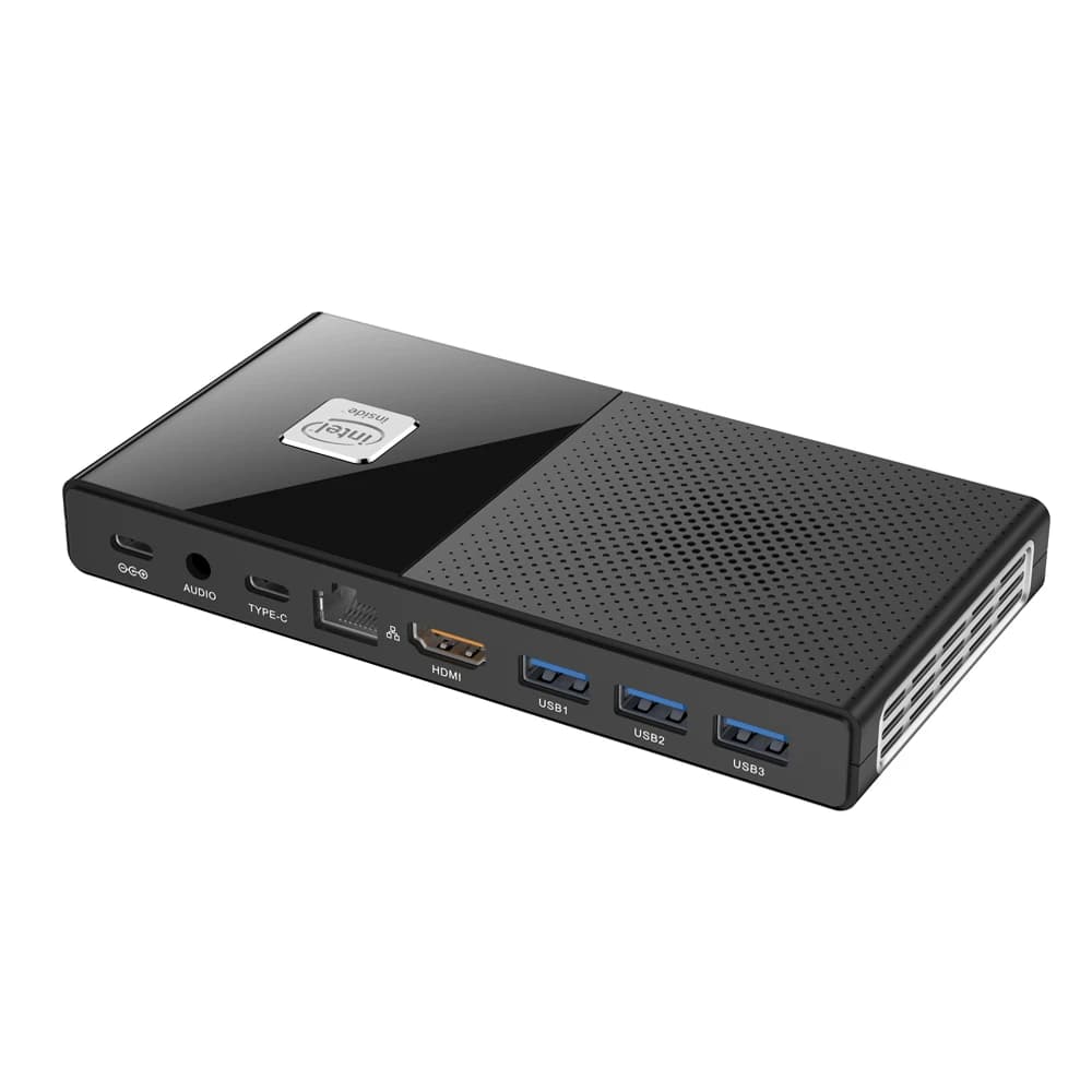 Mini-PC mit Intel N200, Windows 11 Pro, DDR5, NVMe SSD, 4K HDMI, WiFi 6, BT 5.2