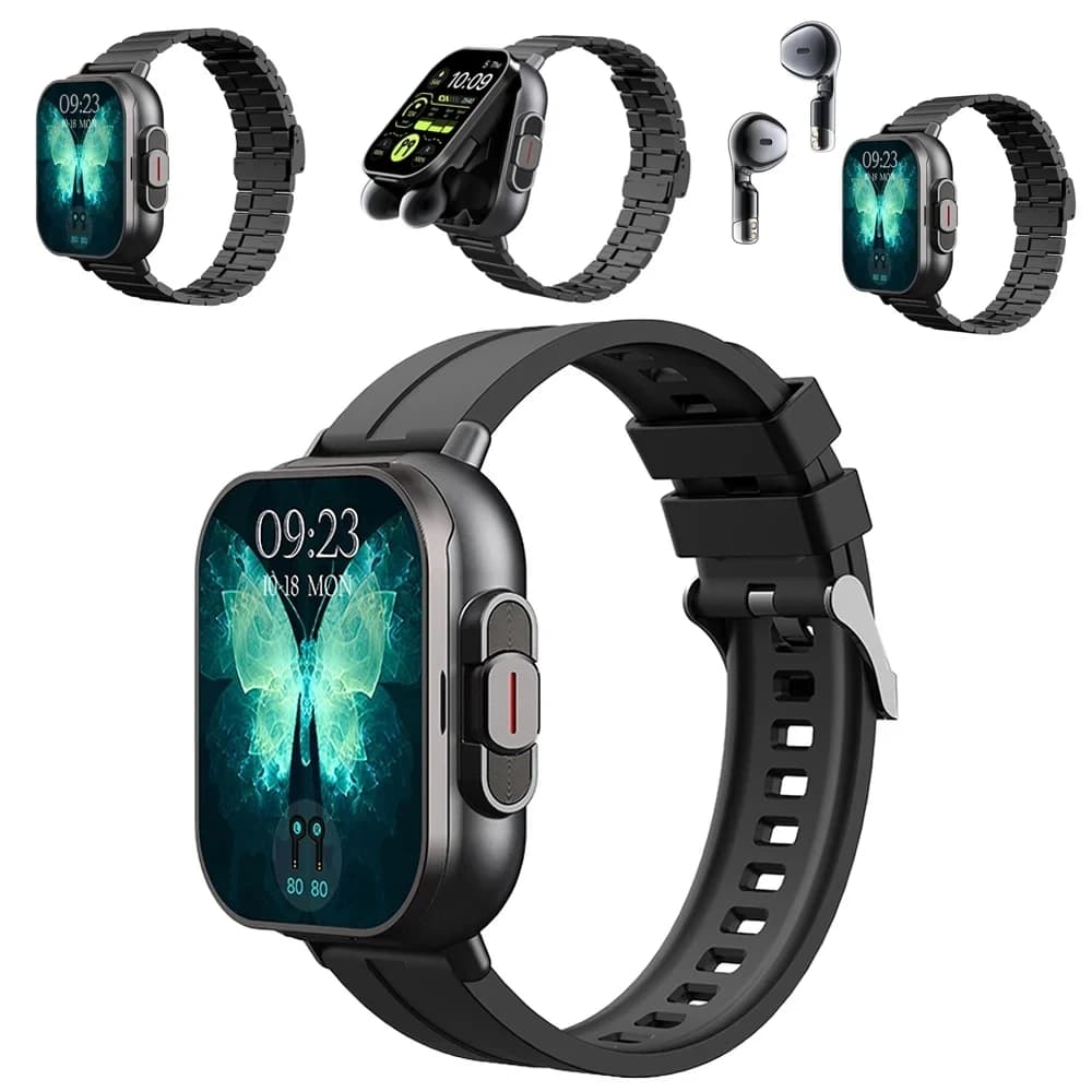 2-in-1 Smartwatch & Wireless Earbuds