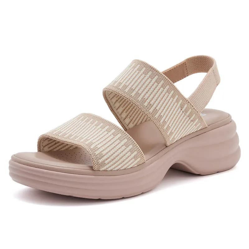 Shoes for Women Summer Fashion Women Wedges Comfortable Slip on Platform Sandals Casual Beach Shoes Wedges Sandalias De Mujer