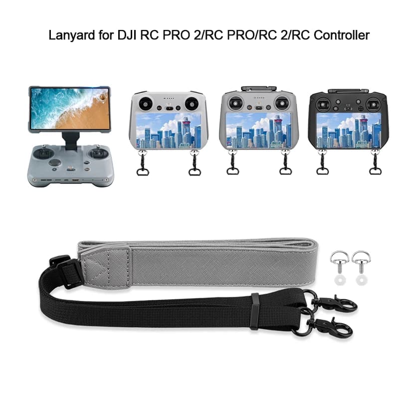 Wtohoby PU-Lanyard für DJI Mavic 4 PRO/Flip/Mini 4 3 PRO/Mavic 3 PRO/AIR 3S für DJI RC2/RC/RC PRO 2/1 Fernbedienungs-Umhängeband