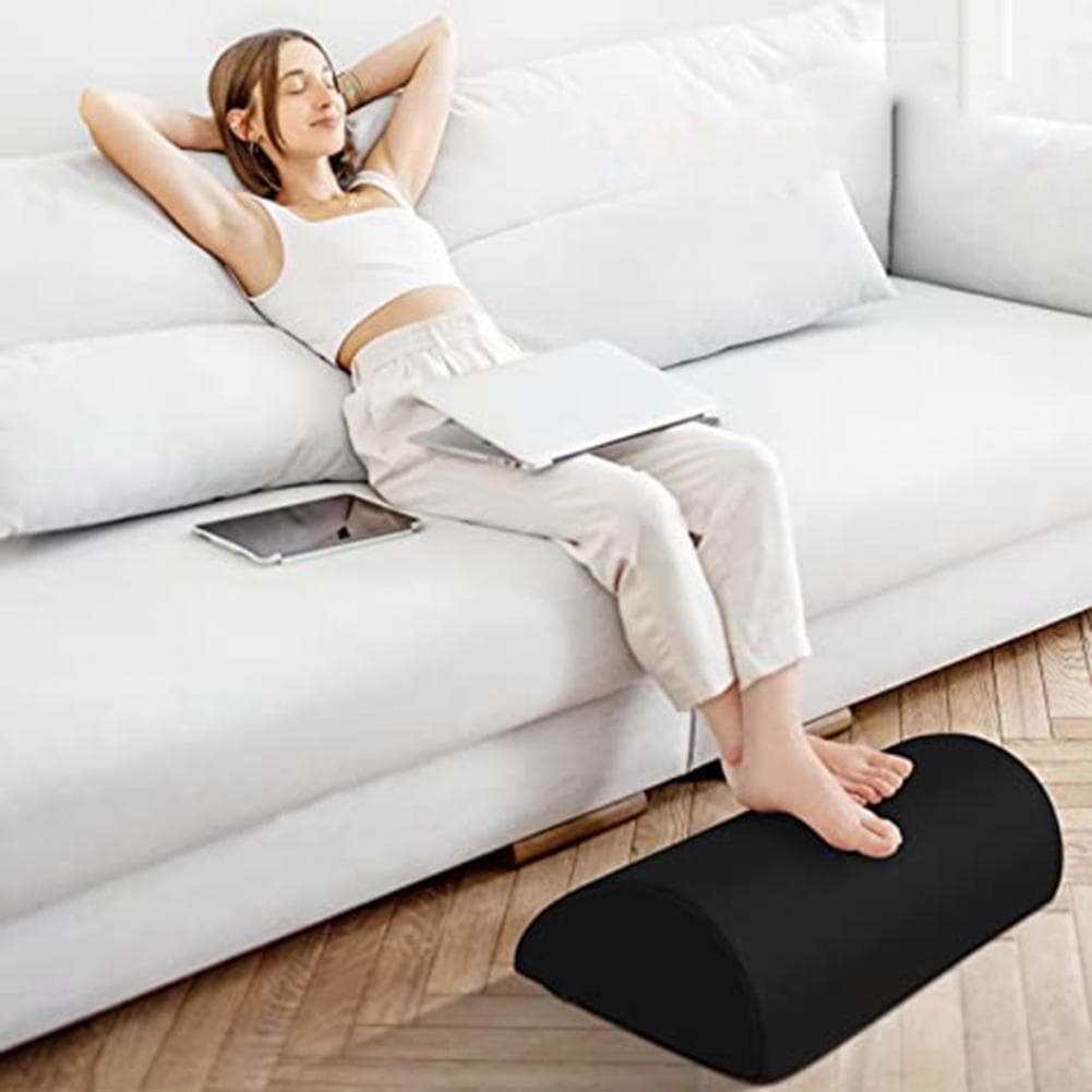 Guanciale per piedi in memory foam, antiscivolo e semicircolare per ufficio