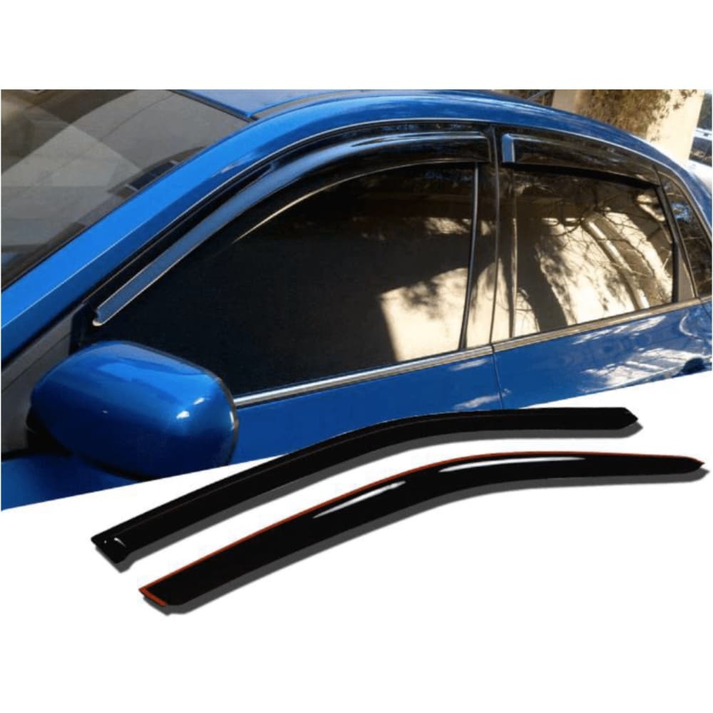 2-teilige Out-Channel Style Sun Rain Window Visors für 92052