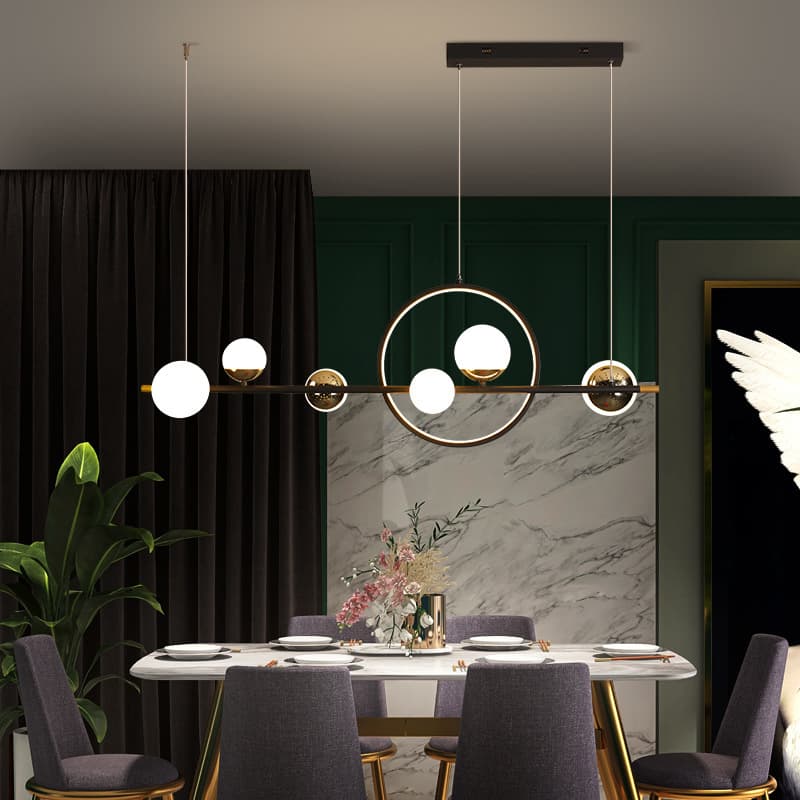Nordic Creative Restaurant Long Chandelier - Modern und Einfach
