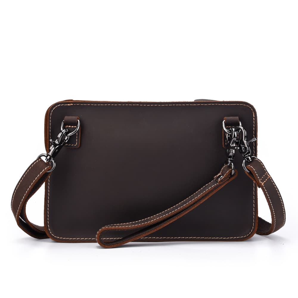 Retro-Leder-Messenger-Bag