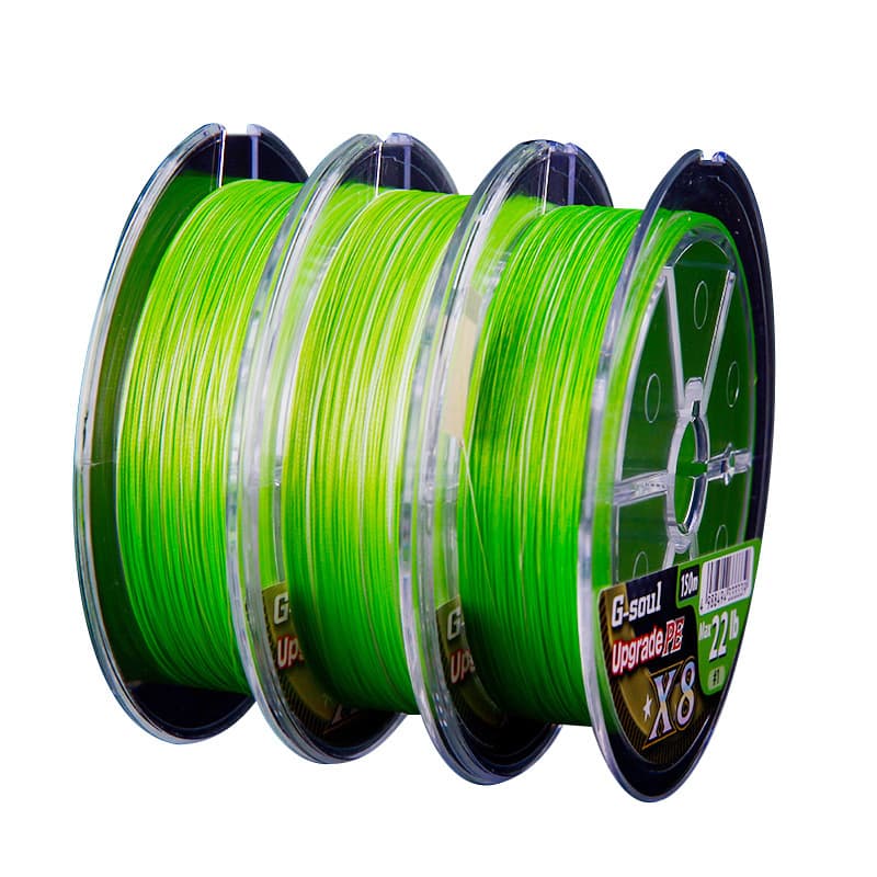 Fil da pesca Ygk Linea PE Serie 8 Serie PE Esca X8 Colore Fluorescente
