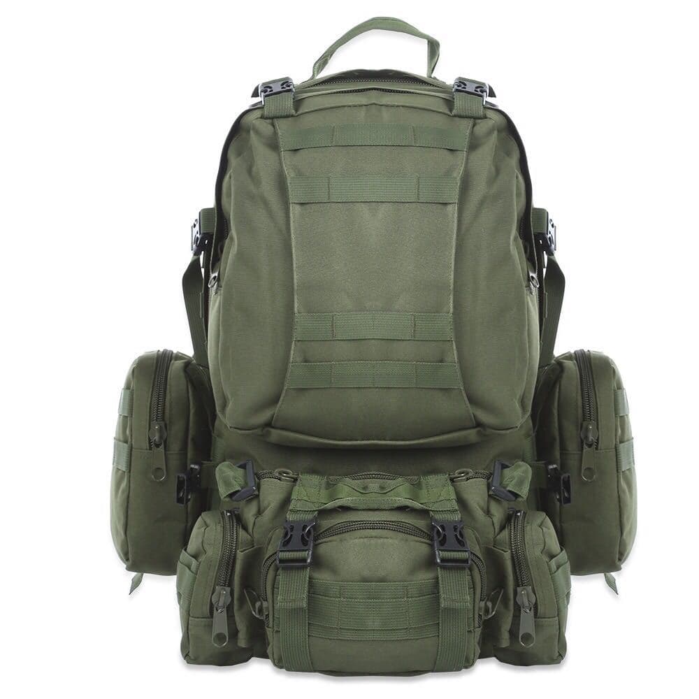 Mochila táctica militar 50L outdoor MOLLE para deportes
