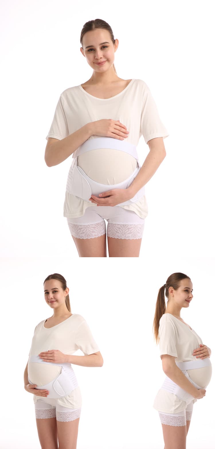 Ceinture de soutien pour femmes enceintes pendant la période d'accouchement, soutien lombaire, respirable, ajustable, troisième trimestre