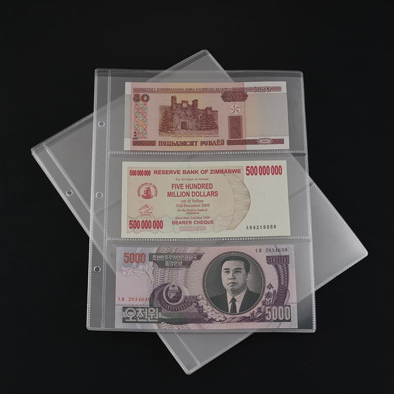 Loose Leaf In Coin Collection Album Stamp Album, Stamp Album, Coin Loose Leaf