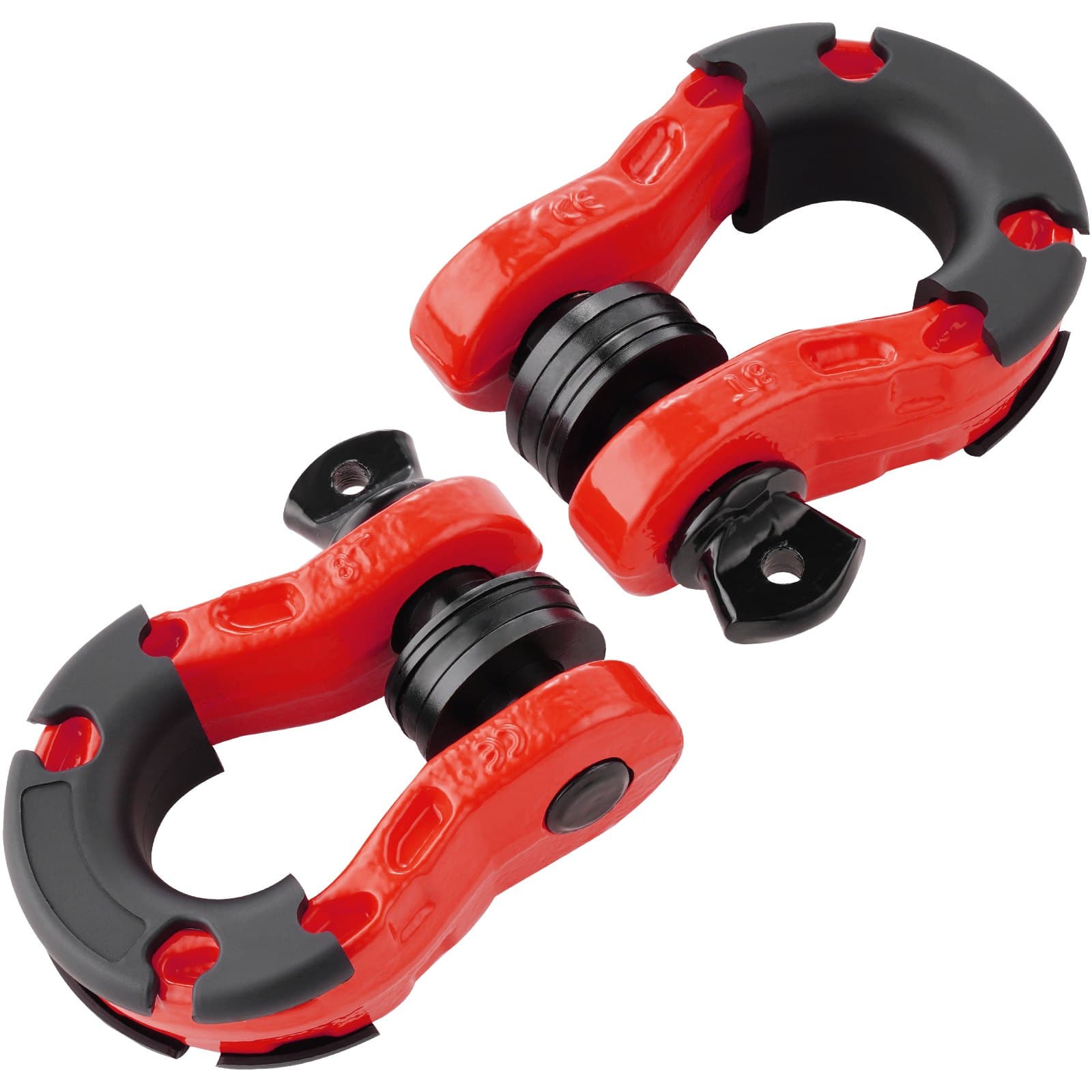 3/4" D-Ring Shackle, 2er Pack Alloy Steel, 30 Tonnen Belastbarkeit