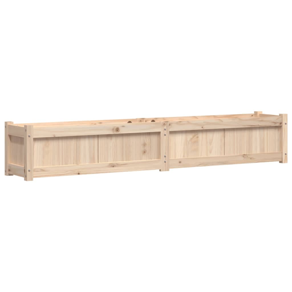 Vasi in legno massiccio, set da 2