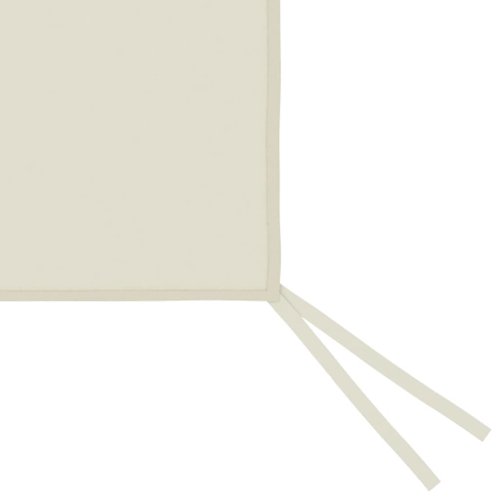 Pannelli laterali per padiglione con finestre, 2 pezzi, crema
