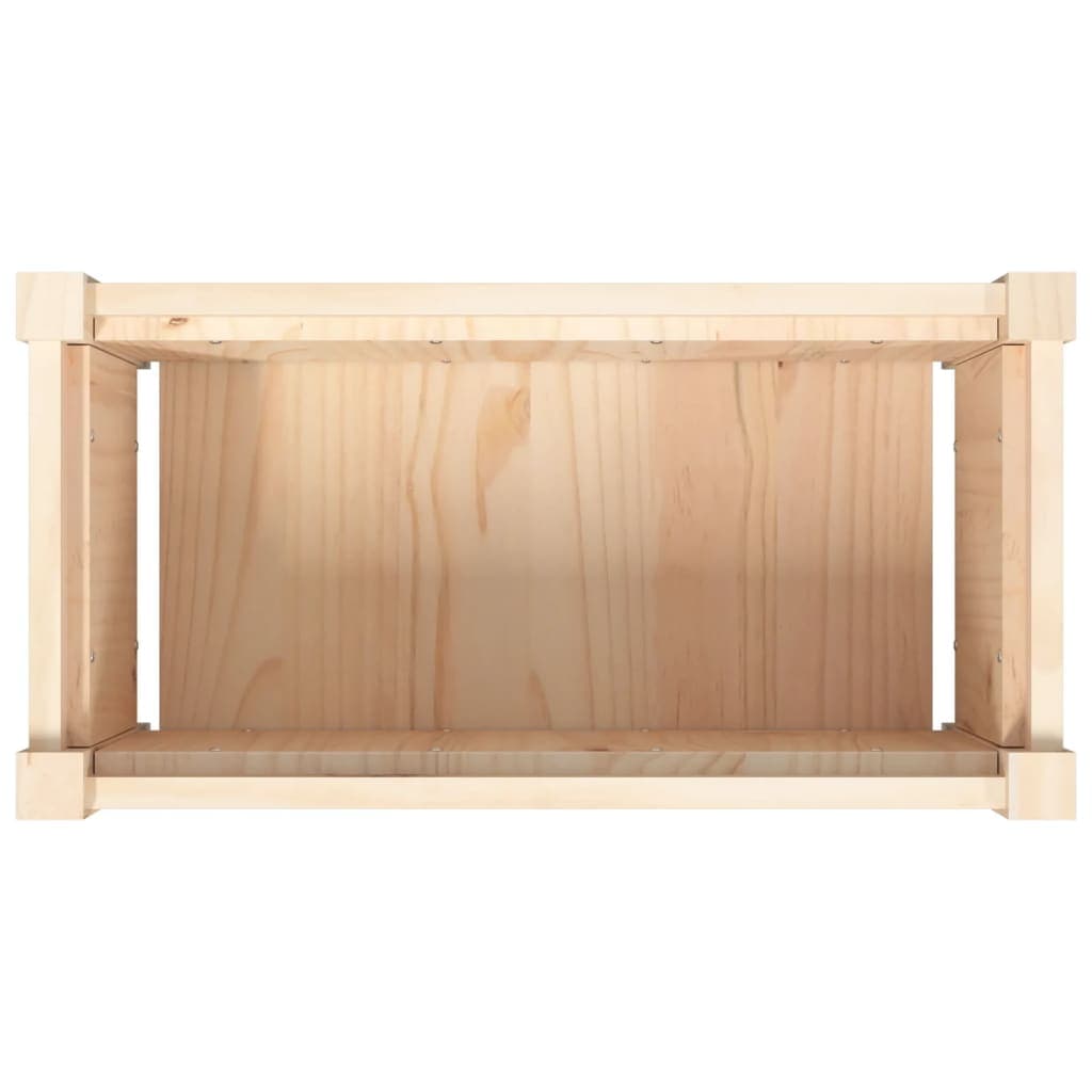 Fioriera da 60 cm in legno massiccio di pino