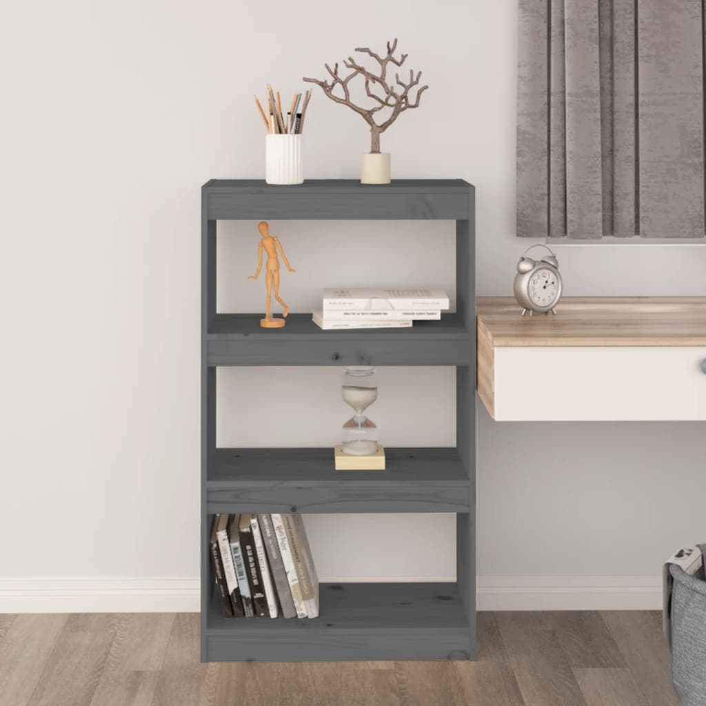 Massivkiefer Bücherregal Raumteiler 60x30x103,5 cm