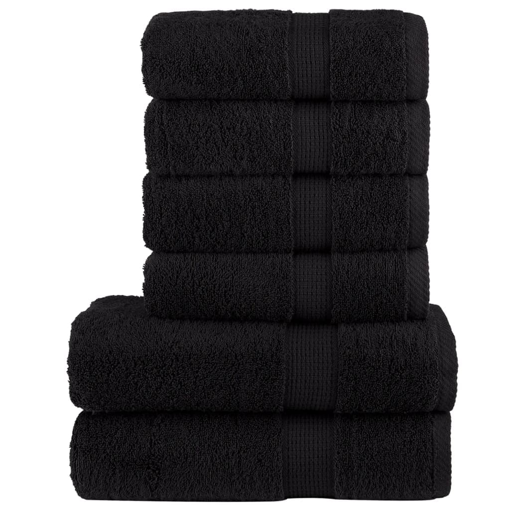 Set 6 toallas premium SOLUND 600 g/m²