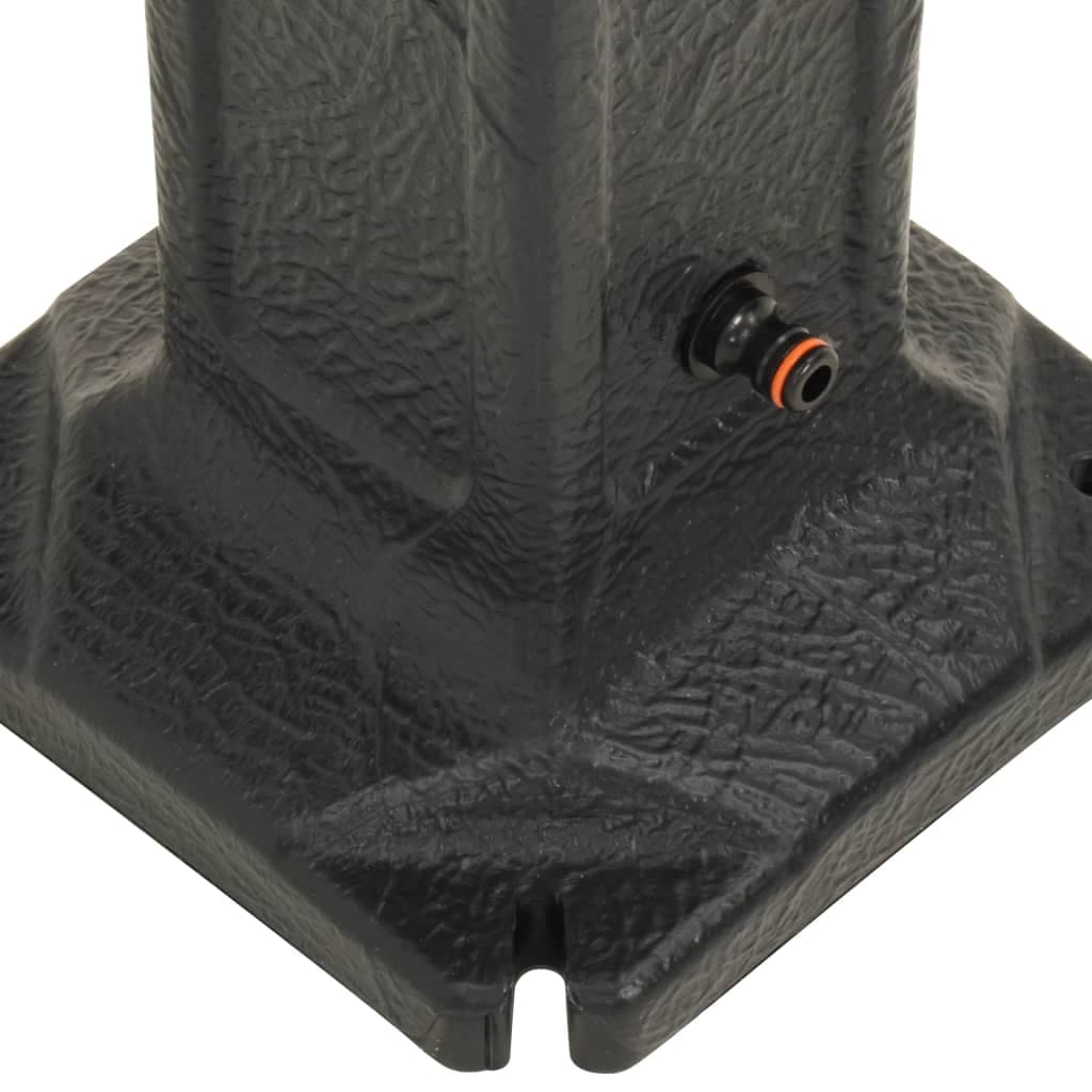Wasserspender in anthrazitfarbener Steinoptik