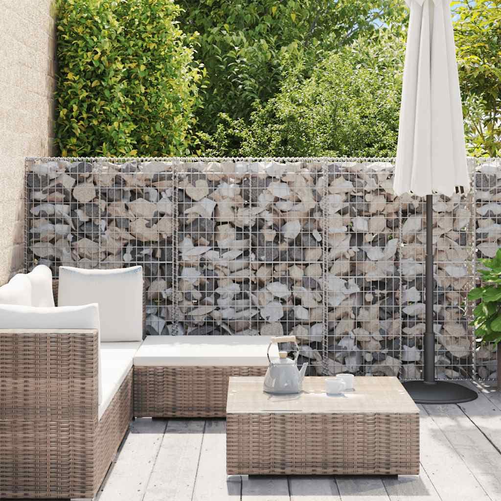 Gabionen-Hochbeet als Pflanzkasten 300×30×100 cm