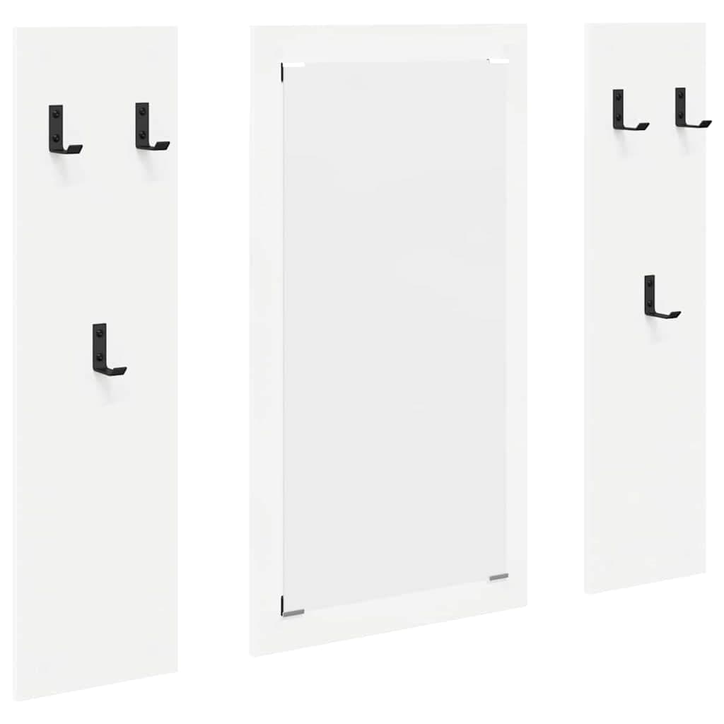 Wandgarderobe mit Spiegel, 96 cm