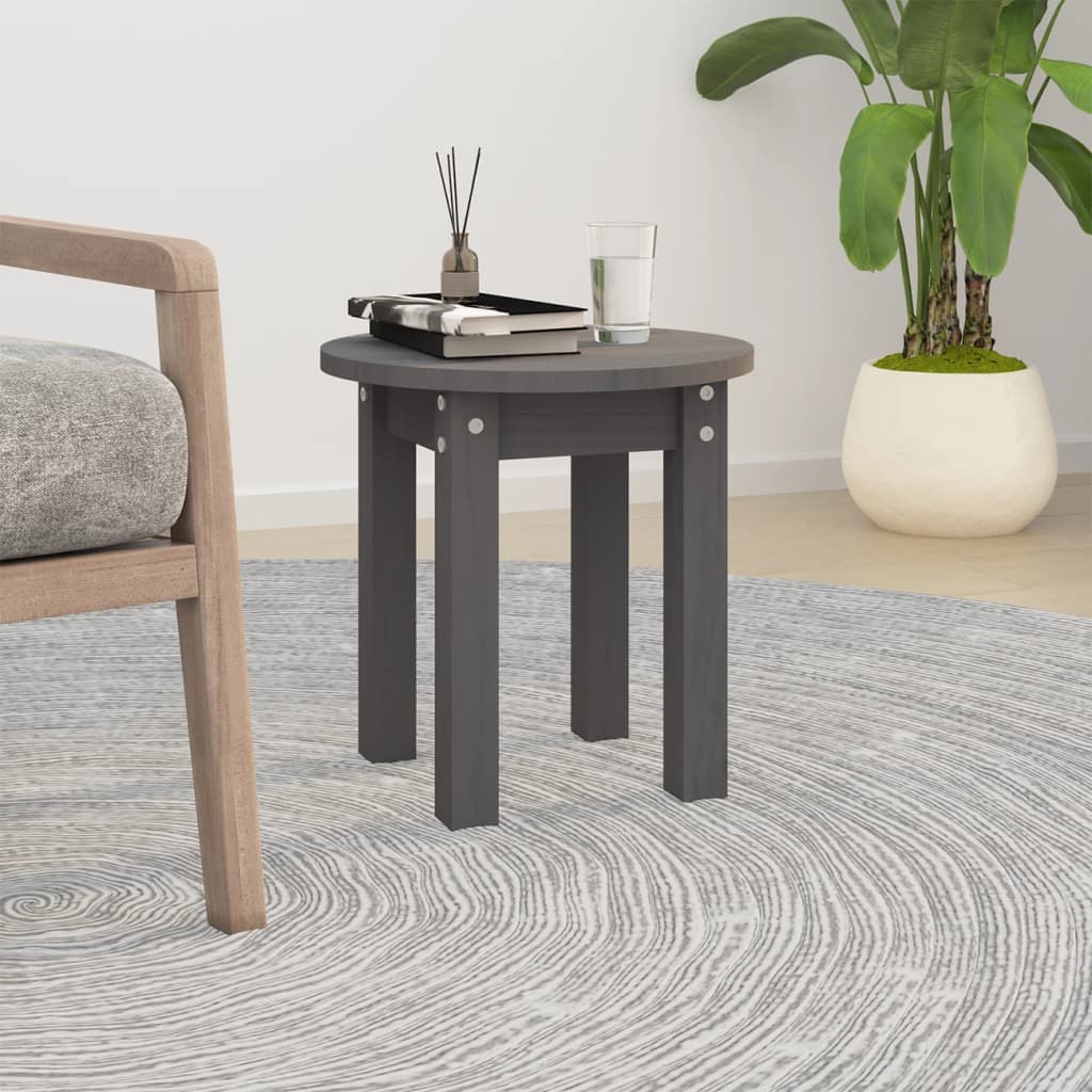 Couchtisch rund aus Massivholz Kiefer