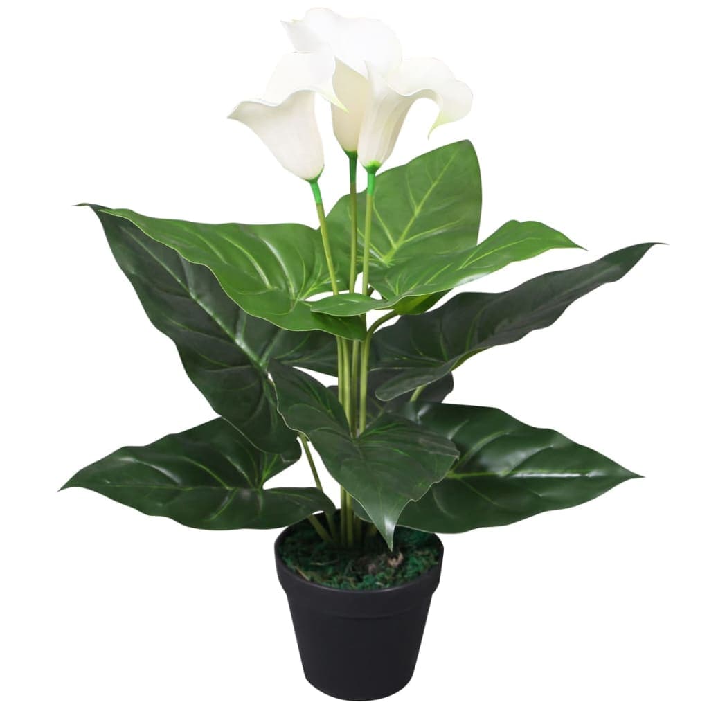 Künstliche Calla-Lilie im Topf 45 cm