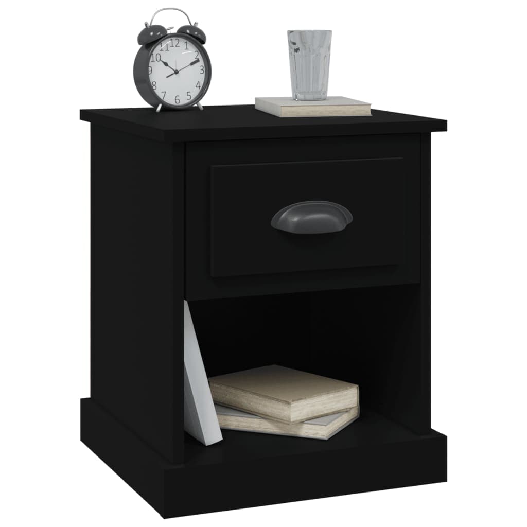 Nachttische 2er Set 39x39x47,5 cm Holzwerkstoff