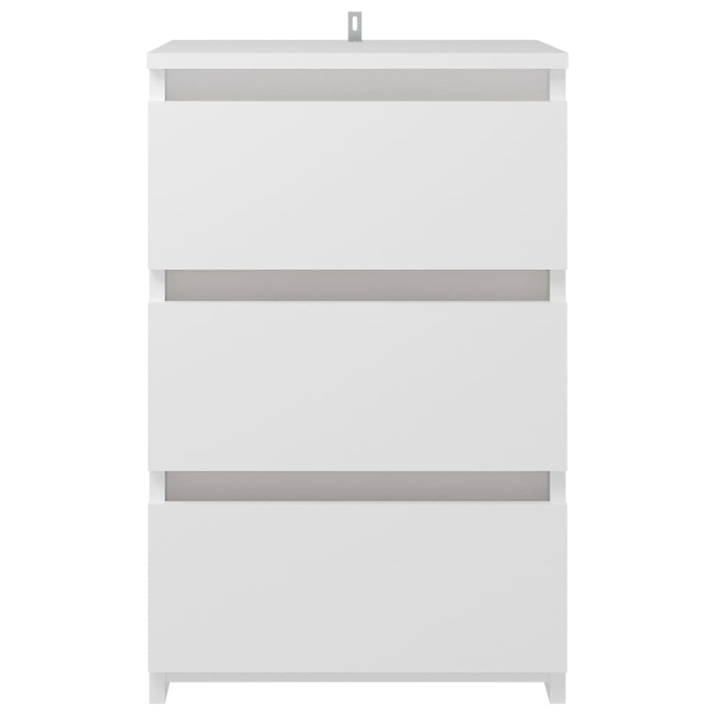 Nachttisch Holzverbundstoff 40x35x62,5 cm 2er-Set