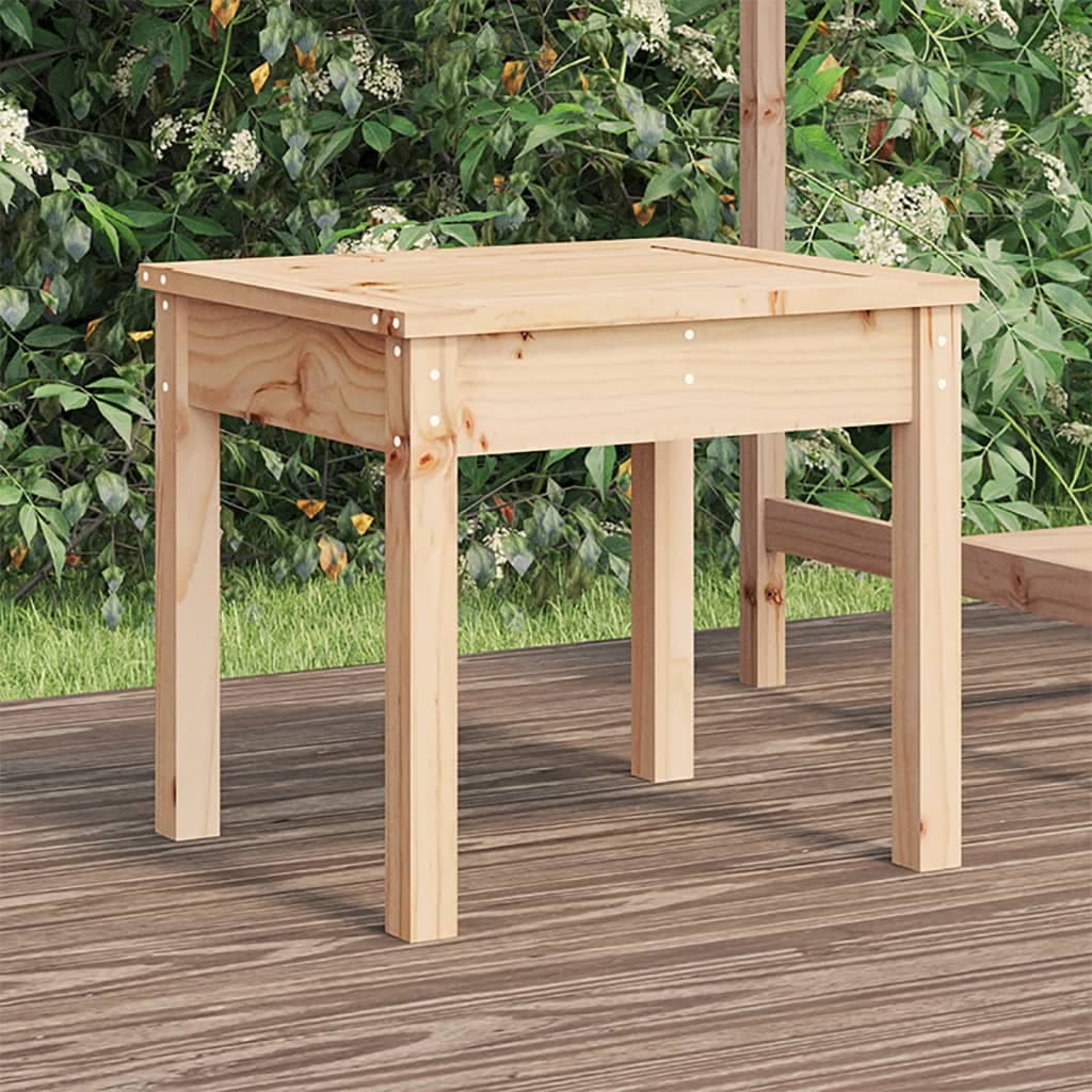 Gartenbank aus massivem Kiefernholz, 50 cm