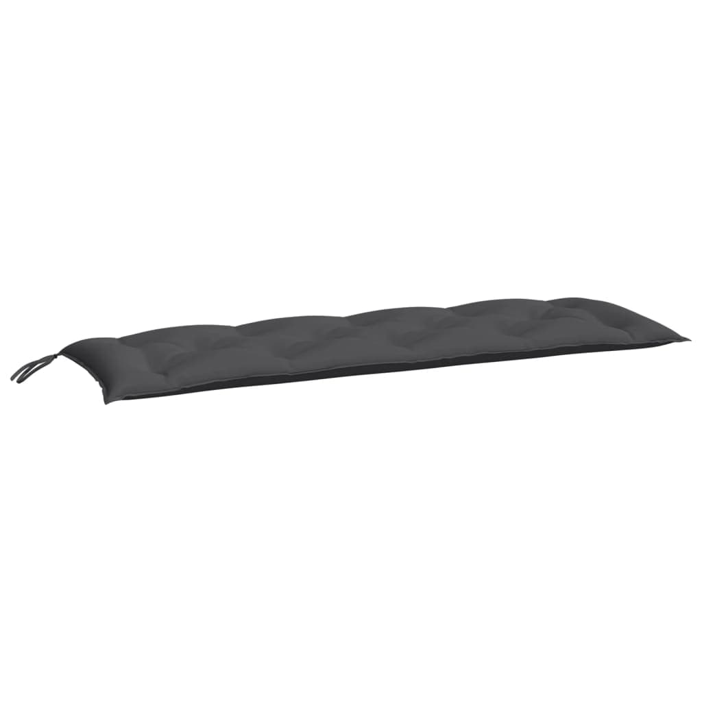 Cuscino per panchina da giardino antracite 150 cm Oxford