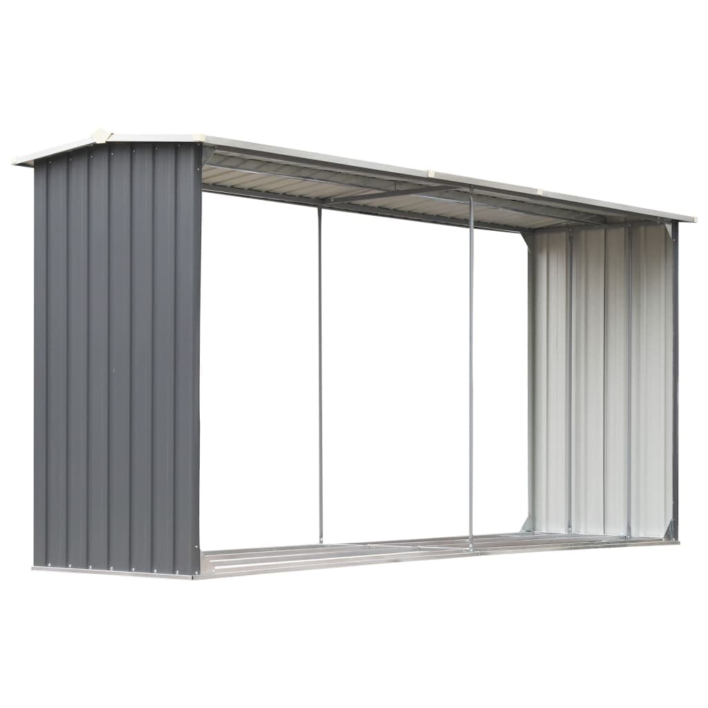 Soporte leña acero galvanizado 330 cm