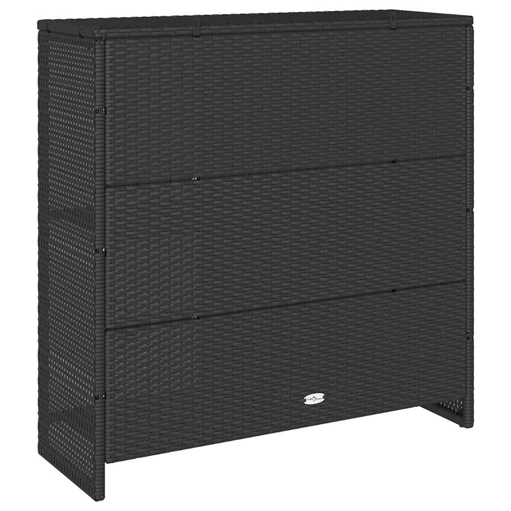 Badezimmerschrank mit Rattan-Ablage, 100 cm