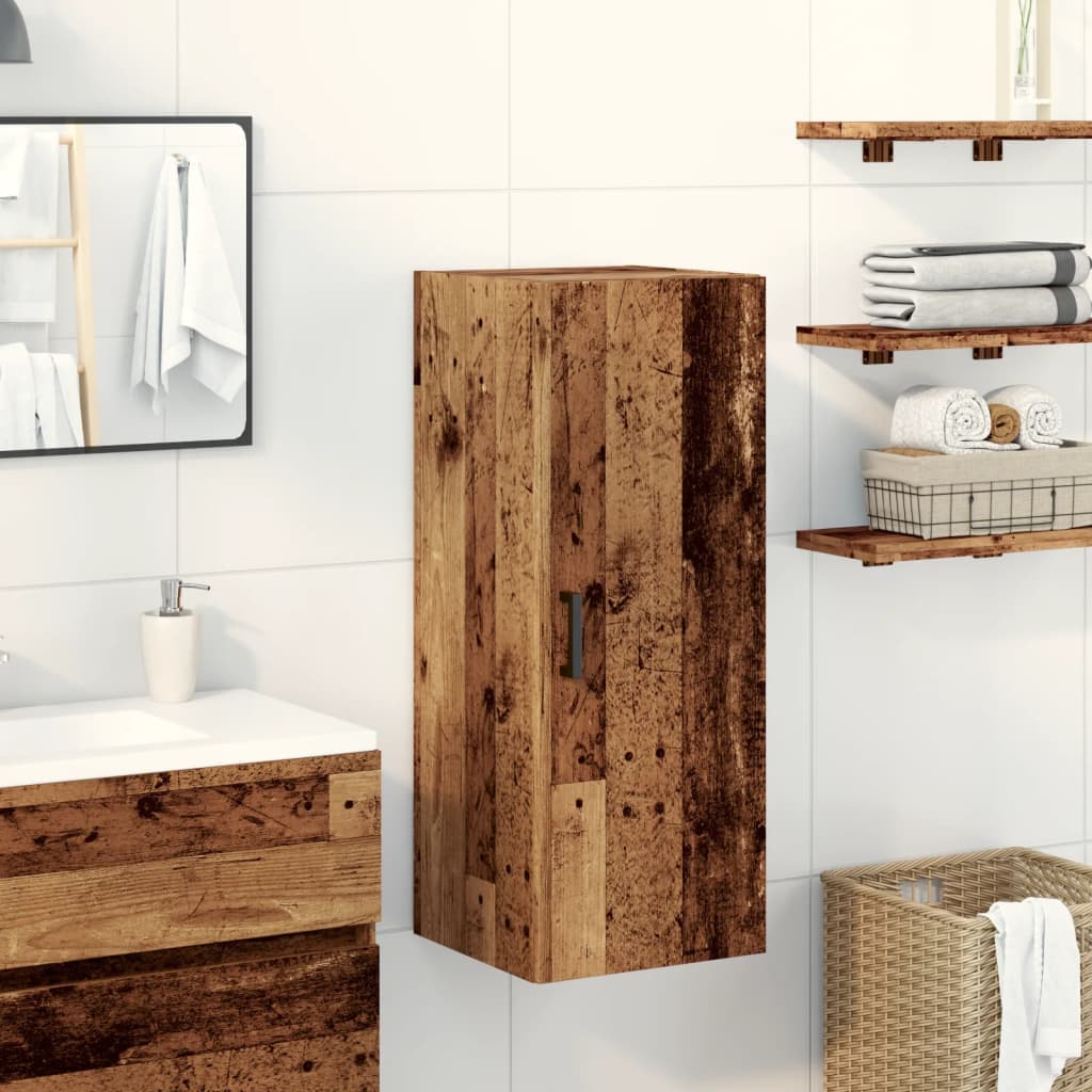 Hängeschrank in Altholz-Optik, Artisan Eiche