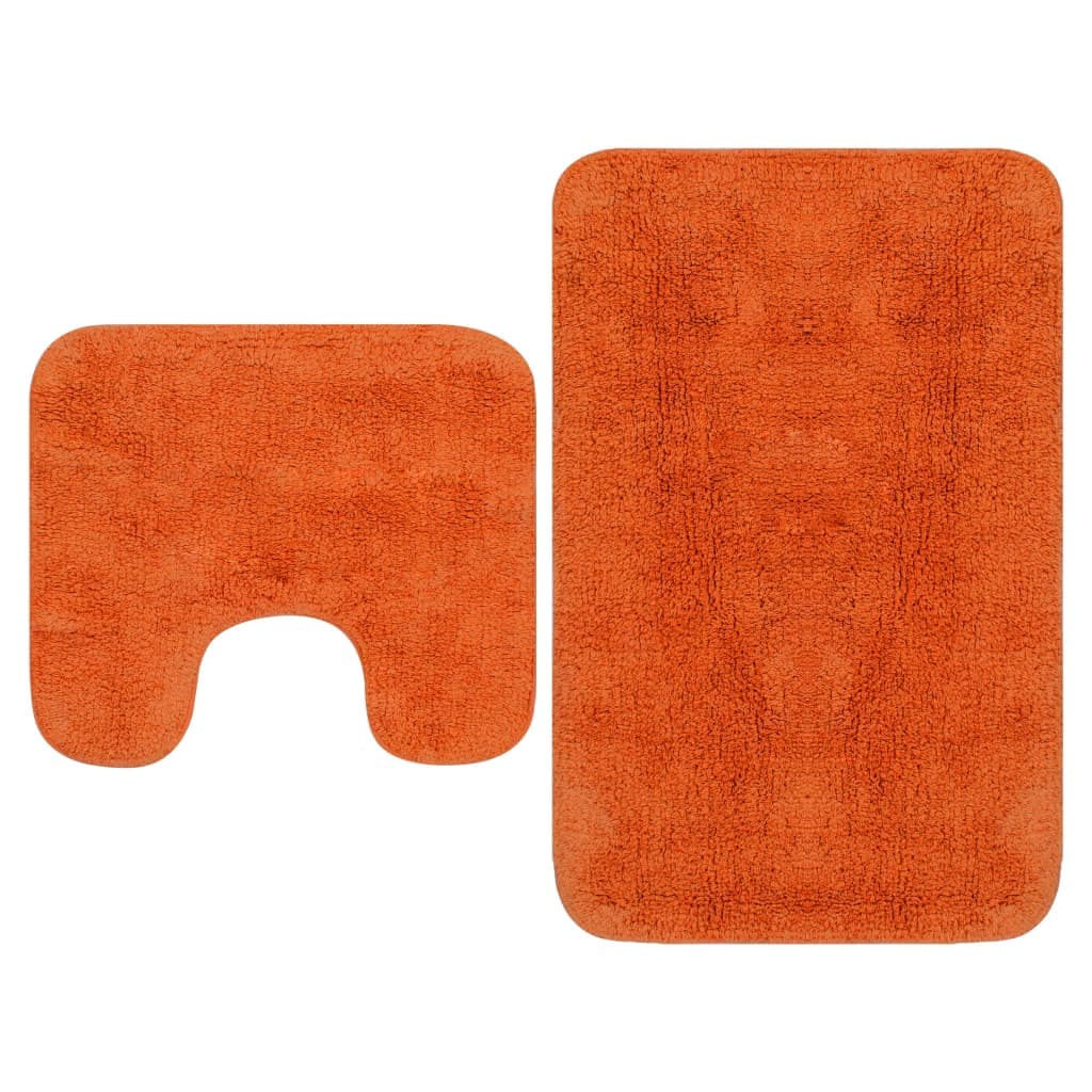 Set de 2 alfombras de baño antideslizantes