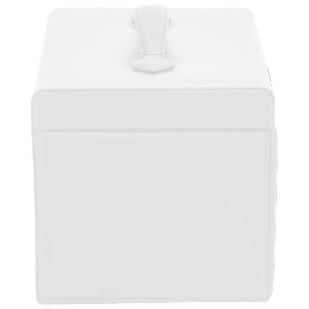 Dreistufige Schmuckbox mit Spiegel und Schloss