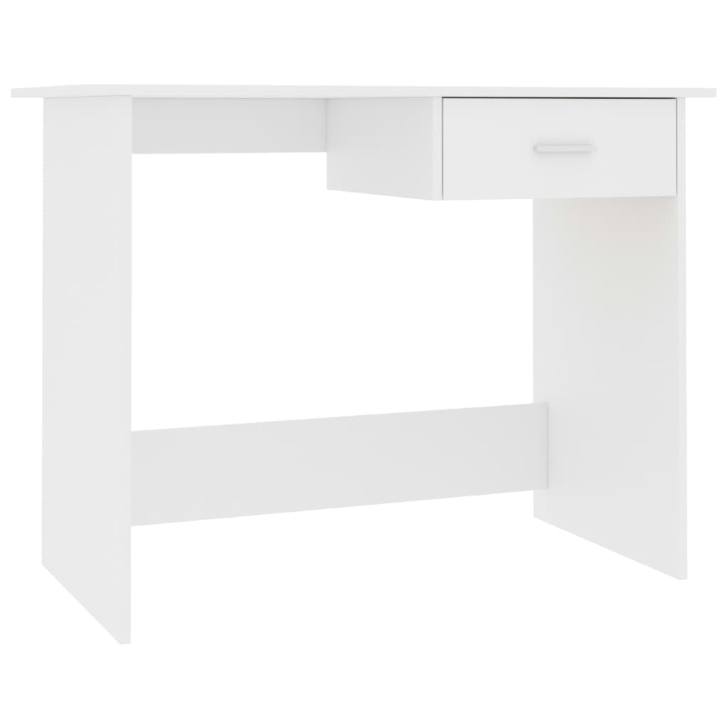 Bureau 100 cm matériau bois brillant