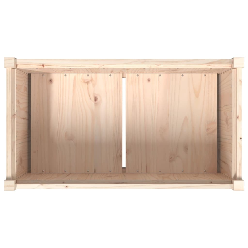 Fioriera da 90 cm in legno massiccio di pino
