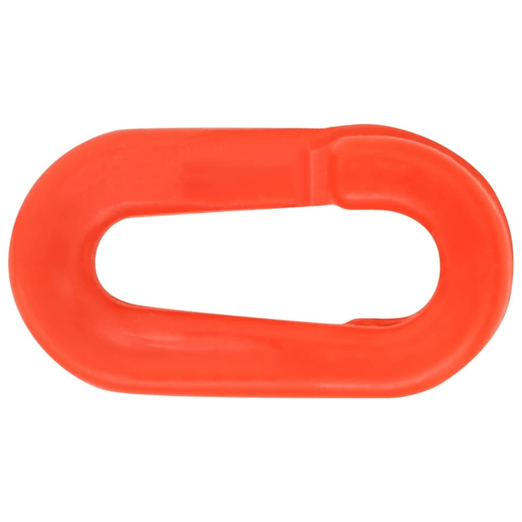 Absperrpfosten mit Kette, 10 Stück, 75 cm